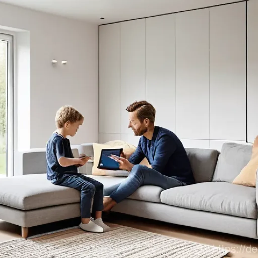 전기공사 실무 트렌드 및 기술 발전 - **Smart Home Revolution: Family Comfort and Energy Efficiency in a Modern German Home**
A contem...